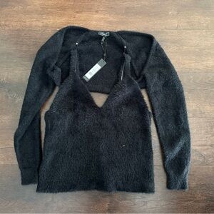 NWT BCBG MaxAria Shrug and Sweater Set